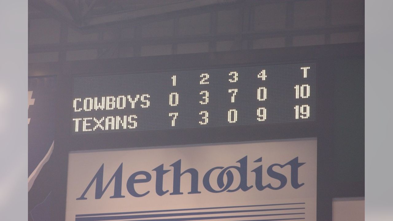 Throwback Thursday: Texans beat Cowboys