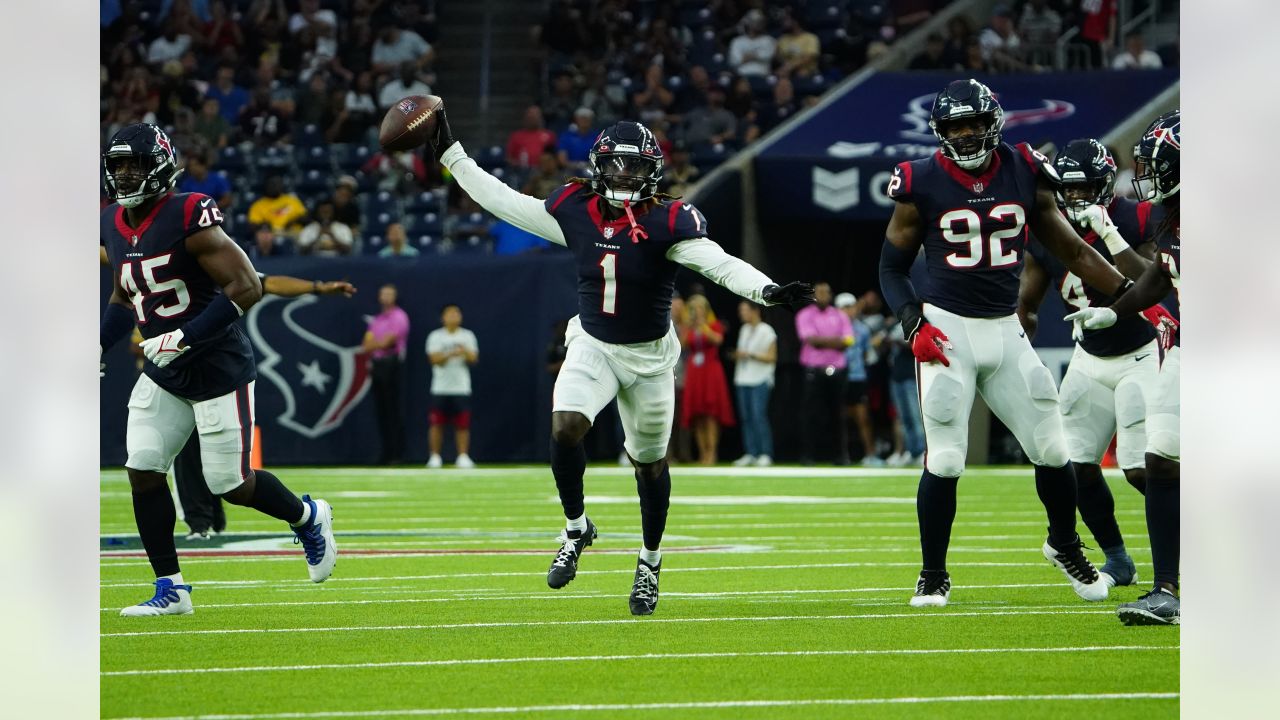 WATCH: Texans DB Tremon Smith intercepts Saints QB Ian Book in preseason