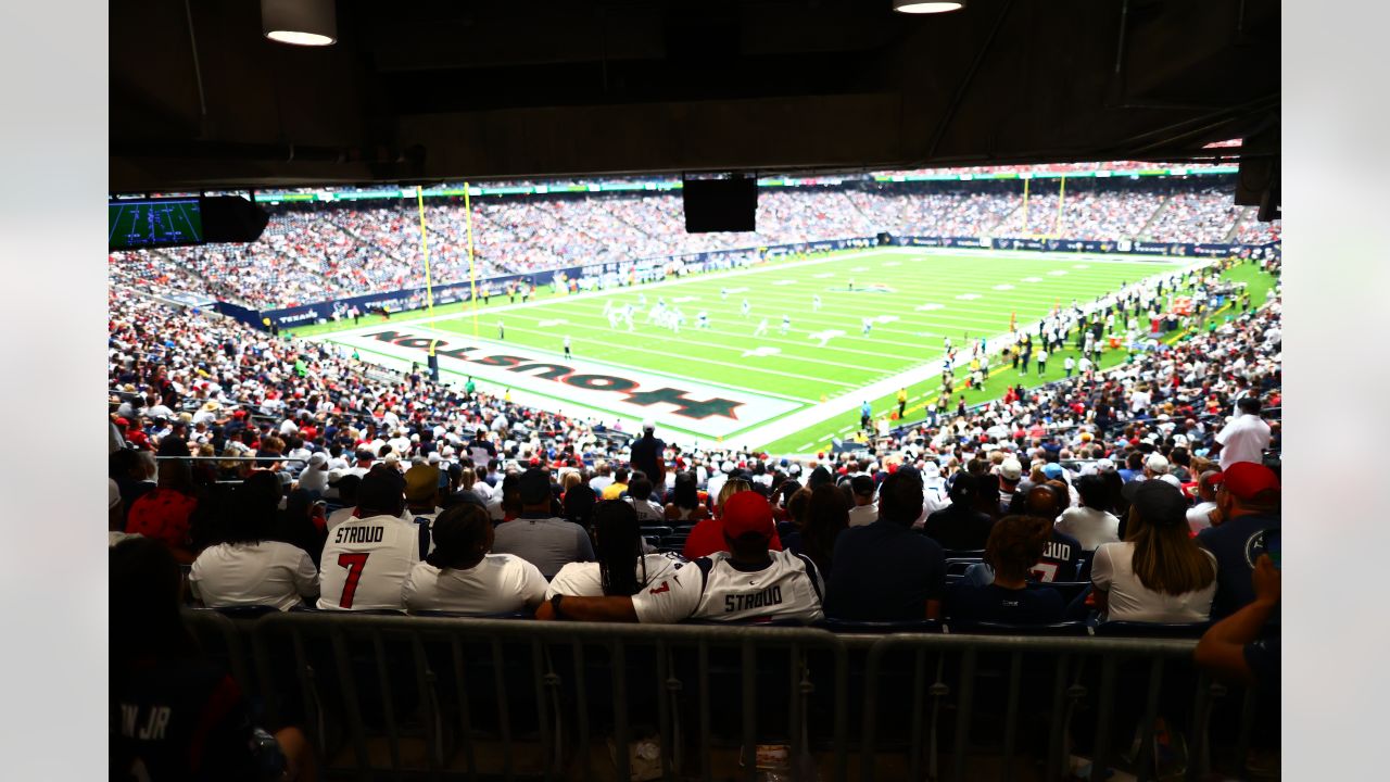 Houston Texans vs. Indianapolis Colts. Fans support on NFL Game. Silhouette  of supporters, big screen with two rivals in background Stock Photo - Alamy