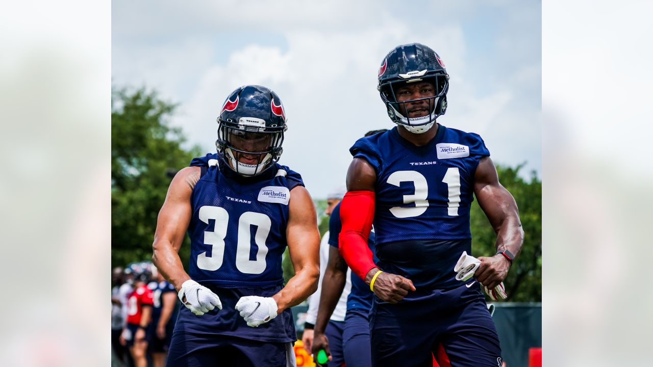 Houston Texans line of scrimmage during an NFL football game against the  Los Angeles Rams, Sunday, Oct. 31, 2021, in Houston. (AP Photo/Matt  Patterson Stock Photo - Alamy