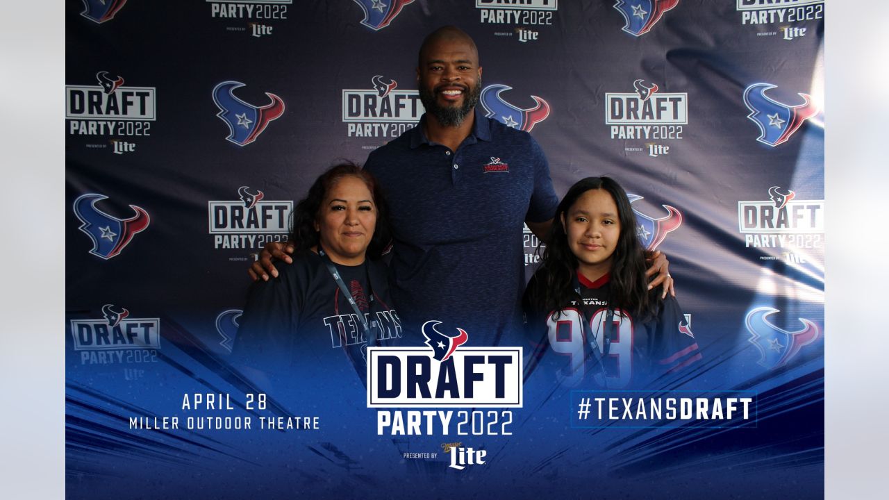 Falcons NFL Draft party at Mercedes-Benz Stadium