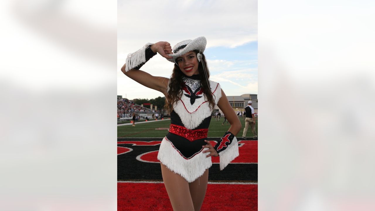 Red boots, red lipstick, red - Houston Texans Cheerleaders