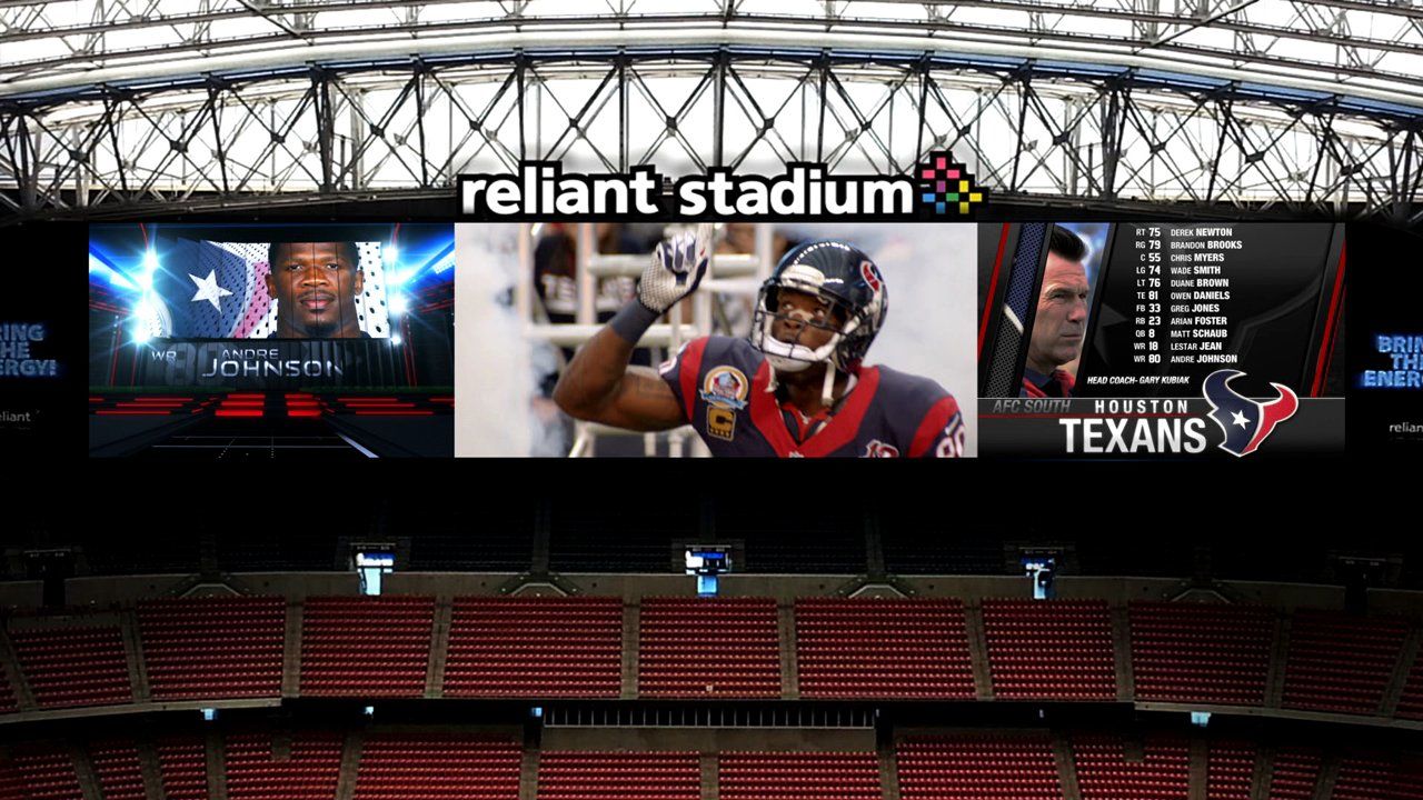 Reliant Stadium videoboard renderings