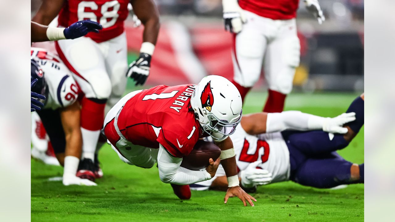 Arizona Cardinals defensive tackle Gabe Watson against the Houston Texans  during the third quarter of an NFL preseason football game on Saturday,  Aug. 14, 2010 in Glendale, Ariz. (AP Photo/Rick Scuteri Stock