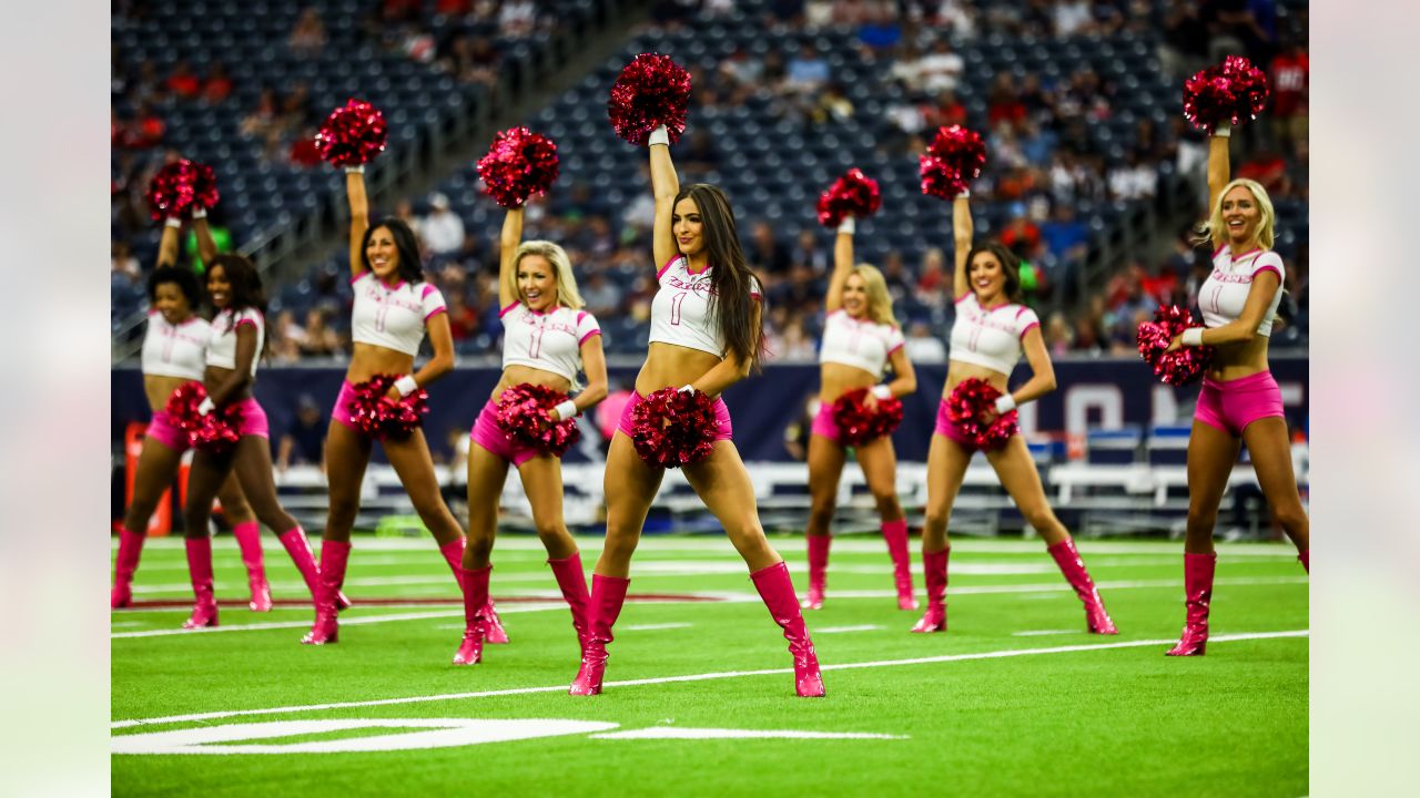 Houston Texans cheerleaders adorn their pink outfits as October is News  Photo - Getty Images