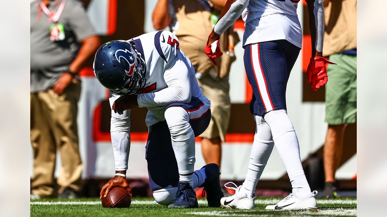 Browns overcome sloppy first half to down Texans, 31-21, in home opener 