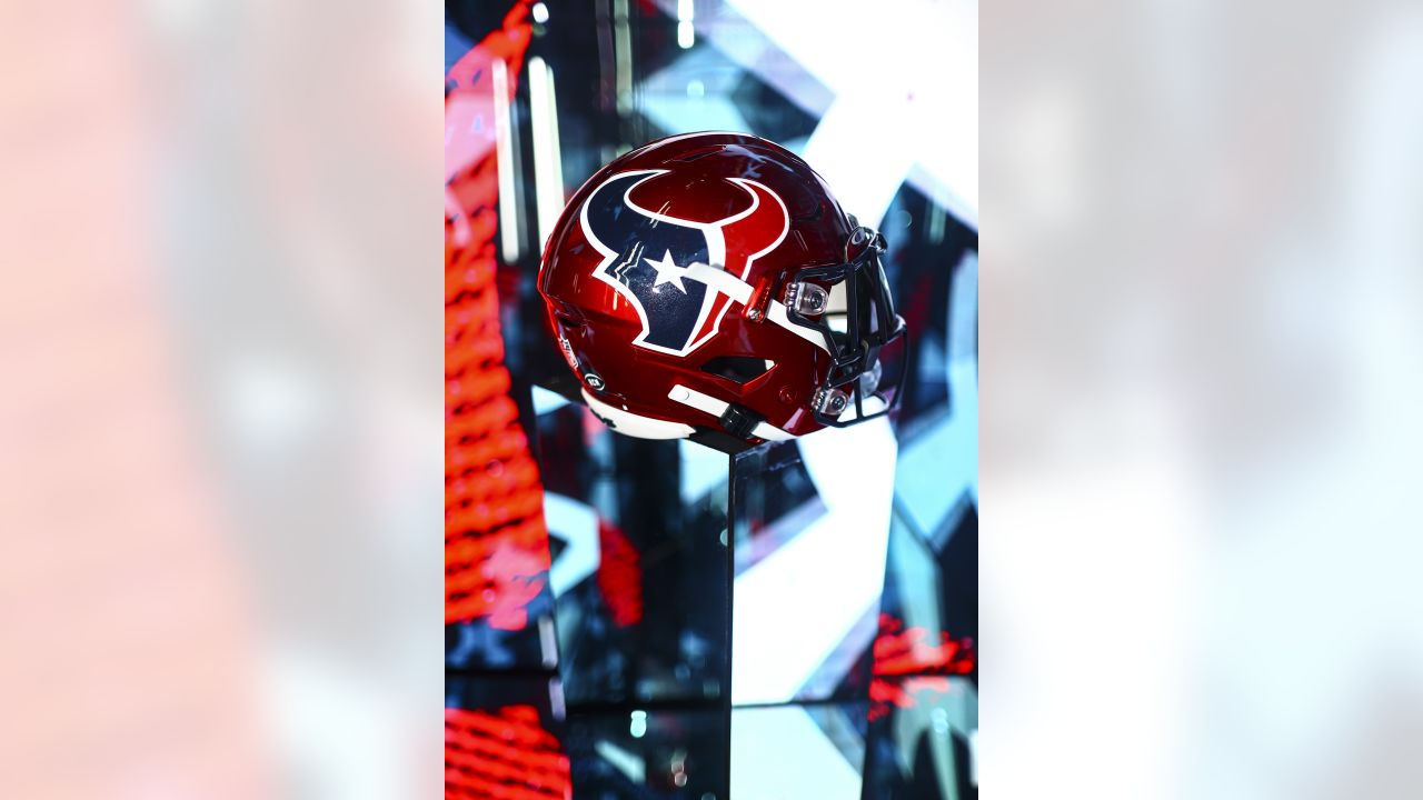 Battle Red Helmet for the Houston Texans — UNISWAG