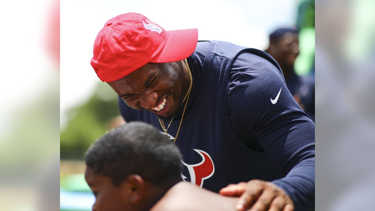 Johnathan Joseph helps spread the word of the NFL in London