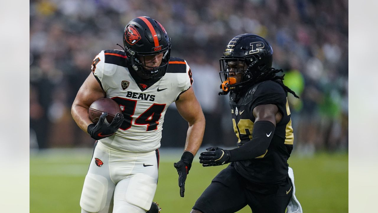 Houston, Texas, USA. 04th Dec, 2022. Houston Texans TEAGAN QUITORIANO (84)  reaches out for a reception in the first quarter during the game between  the Cleveland Browns and the Houston Texans in