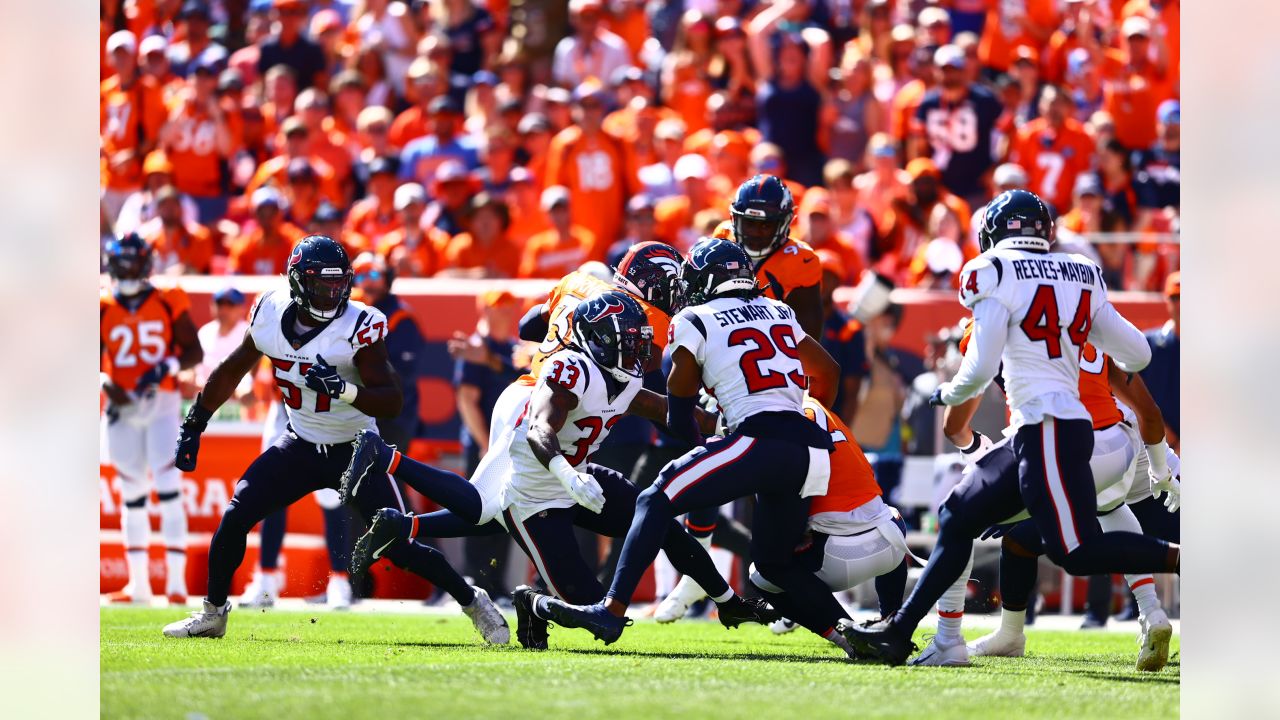 The Houston Texans held onto a 9-6 lead, but Denver Broncos and