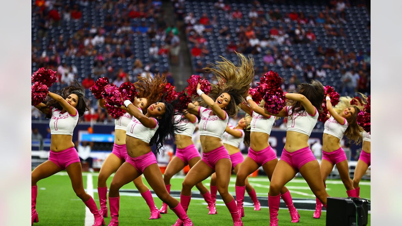 Houston Texans cheerleaders adorn their pink outfits as October is News  Photo - Getty Images