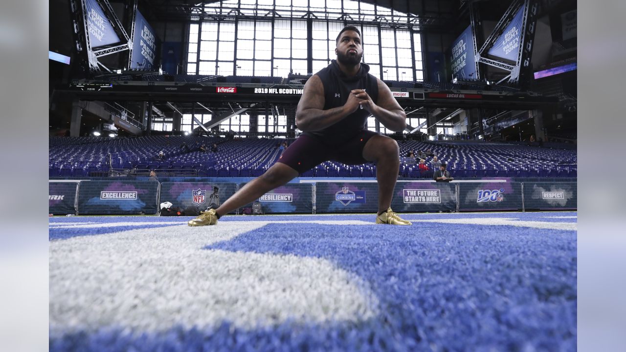 Alabama State offensive lineman Tytus Howard's full 2019 NFL Scouting  Combine workout 