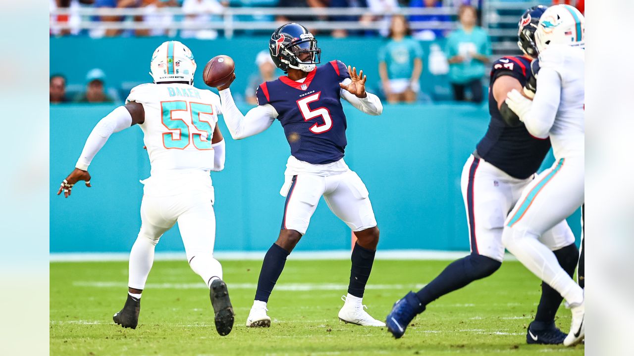 Read the stats from the Texans Week 9 matchup with the Miami Dolphins.