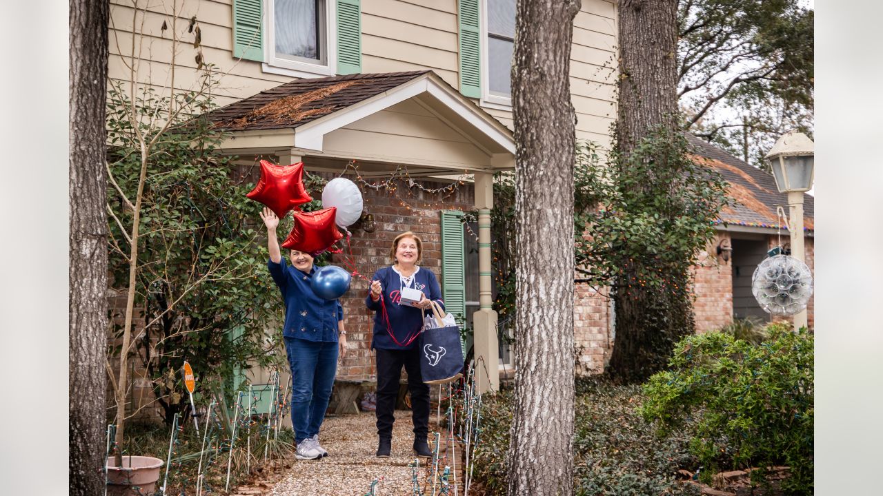 Houston Texans Season Ticket Member surprise with Verizon