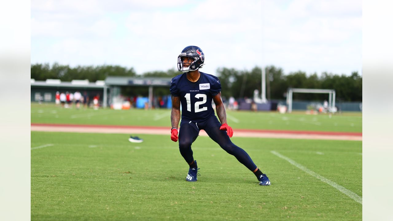 Houston Texans wide receiver Phillip Dorsett (4) runs a pass route during  an NFL football game against the Tennessee Titans on Sunday, October 30,  2022, in Houston. (AP Photo/Matt Patterson Stock Photo - Alamy