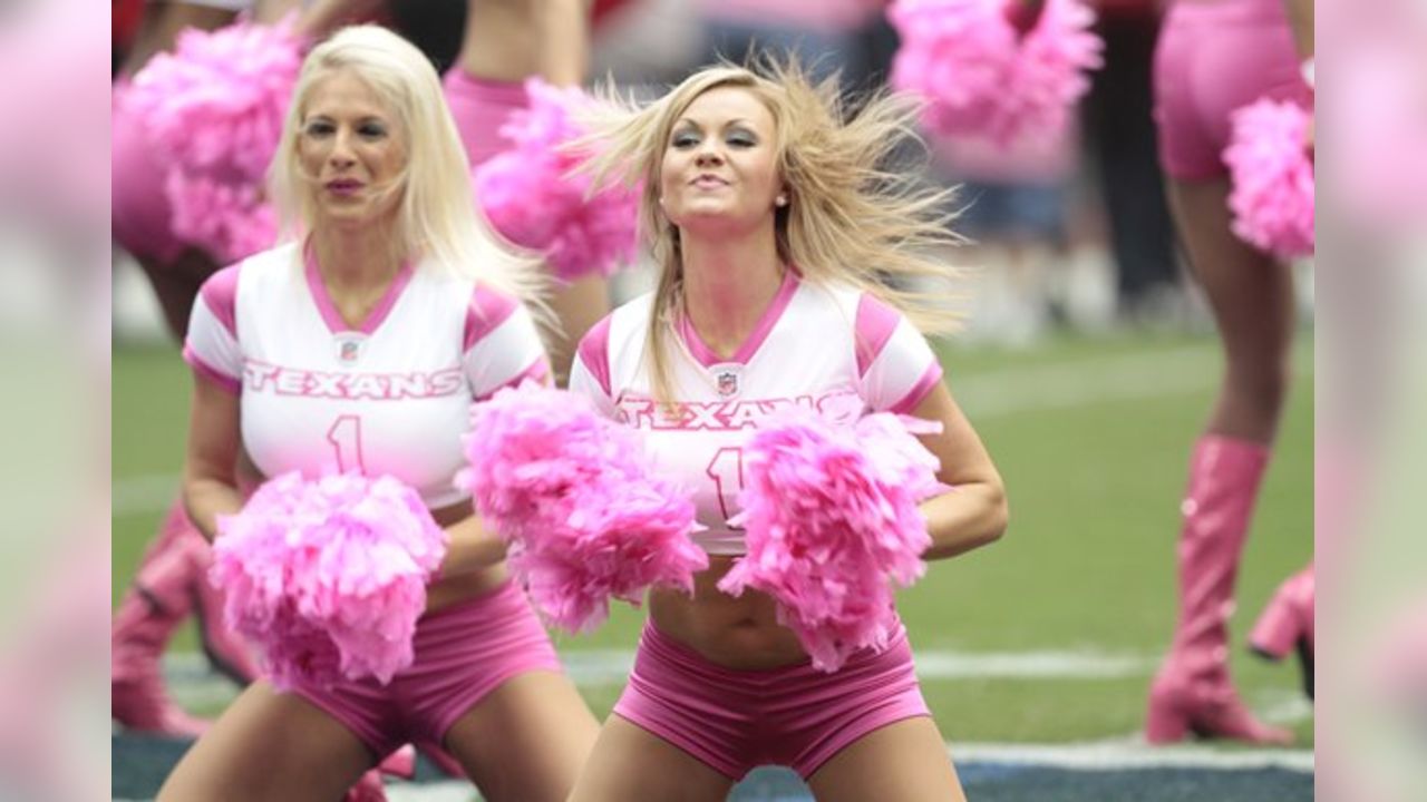 Houston Texans Cheerleaders - Our Twins, HTC Jordan & HTC Randi rocking the  #Pink Lipstick in support of Breast Cancer Awareness Month. #BabesOnParade  #GoTexans