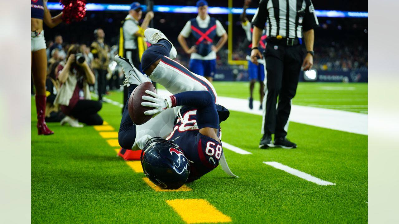 Houston Texans wide receiver Johnny Johnson III (89) catches a pass during  the second half of an NFL preseason football game against the New Orleans  Saints Saturday, Aug. 13, 2022, in Houston. (