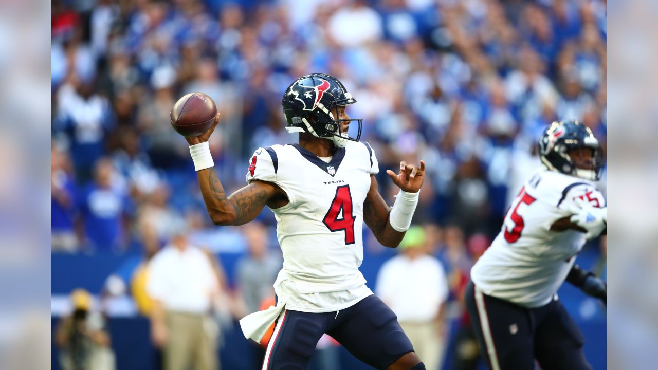 Check out Deshaun Watson and all the players who have worn #4 for the  Houston Texans.