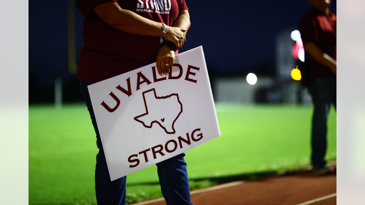 Houston Texans donate uniforms to Uvalde high school football team