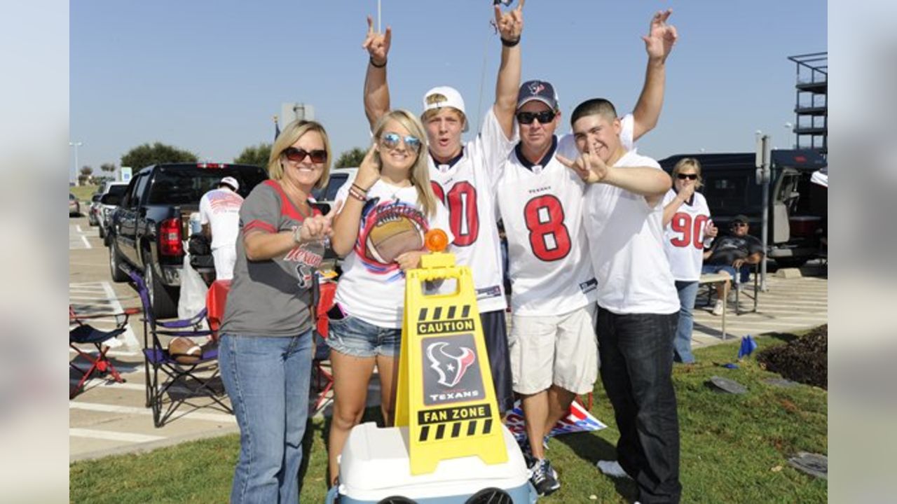 Texans fans tailgate before game against Colts