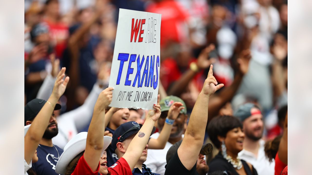 Houston Texans vs. Indianapolis Colts. Fans support on NFL Game. Silhouette  of supporters, big screen with two rivals in background Stock Photo - Alamy