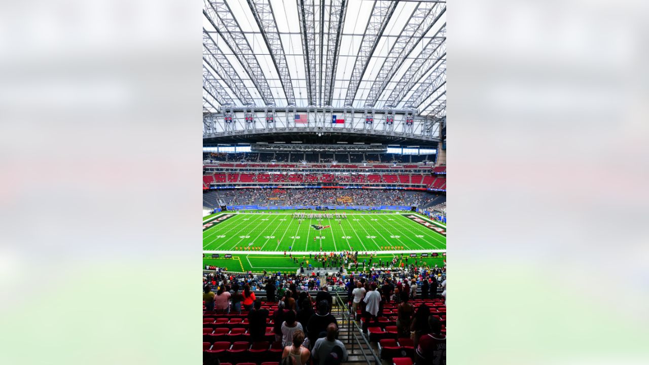 NRG Stadium, section 106, row N, seat 17, home of Houston Texans