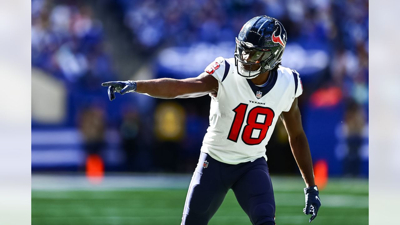 Houston Texans defensive back Terrence Brooks (29) defends during