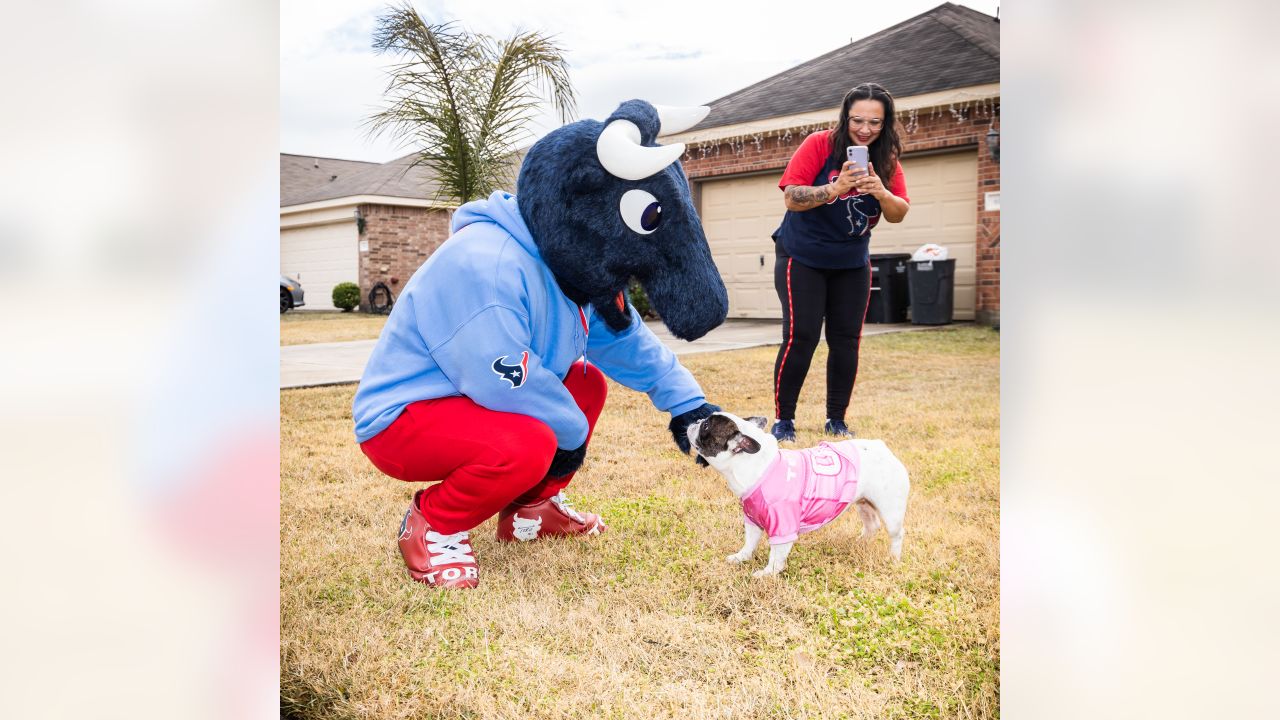 Houston Texans Season Ticket Member surprise with Verizon