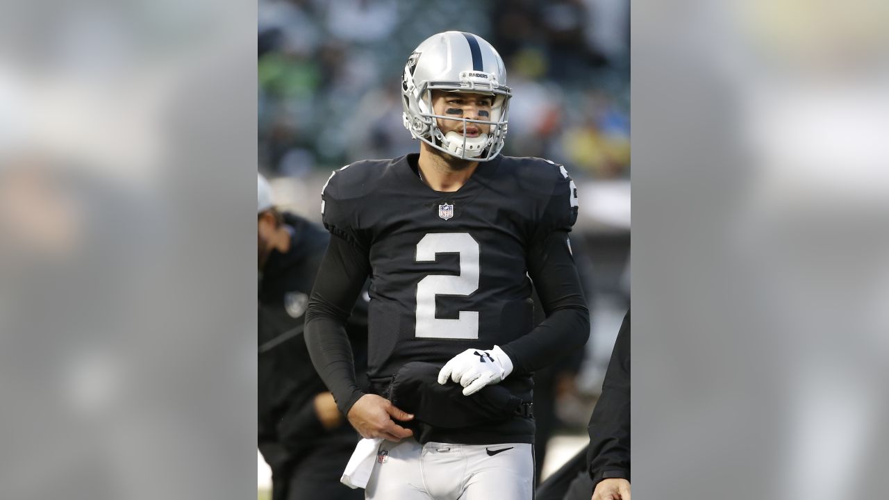 Buffalo Bills quarterback AJ McCarron (10) throws against the Chicago Bears  during the second half of an NFL preseason football game in Chicago,  Thursday, Aug. 30, 2018. (AP Photo/Nam Y. Huh)