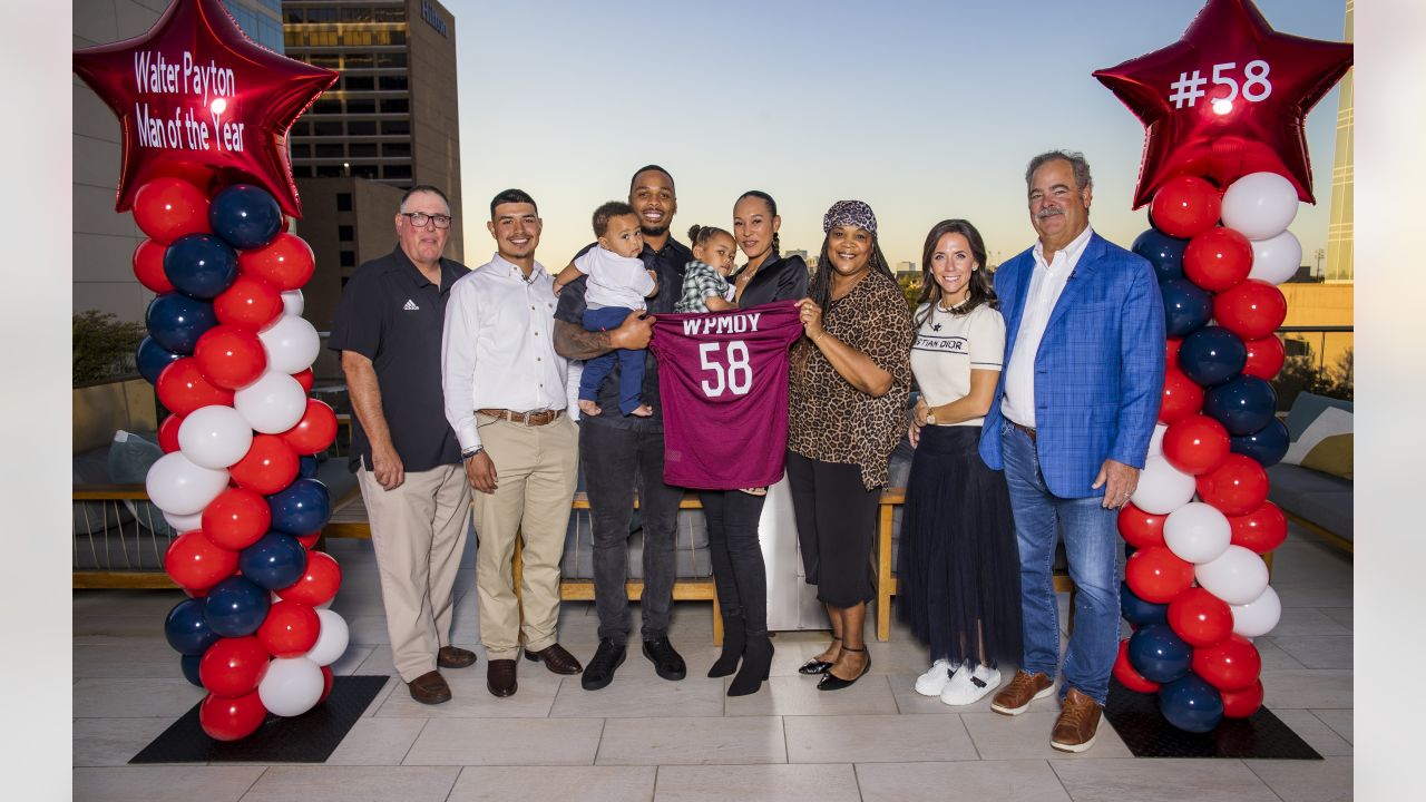 The Houston Texans announced today that linebacker Christian Kirksey is the  team's nominee for the 2022 Walter Payton NFL Man of the Year Award.