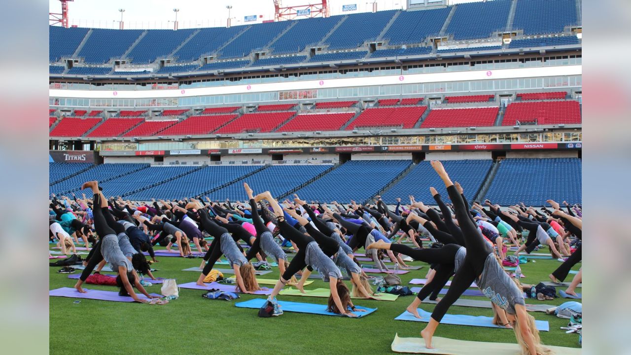 Yoga for Eagles Fans: Yoga on the Field