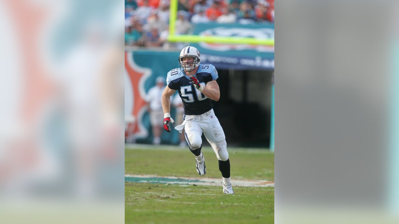 Tennessee Titans linebacker Rocky Boiman in action against the Baltimore  Ravens during an NFL football game on Sunday, Sept. 18, 2005 at The  Coliseum in Nashville, TN. Boiman finished with one tackle