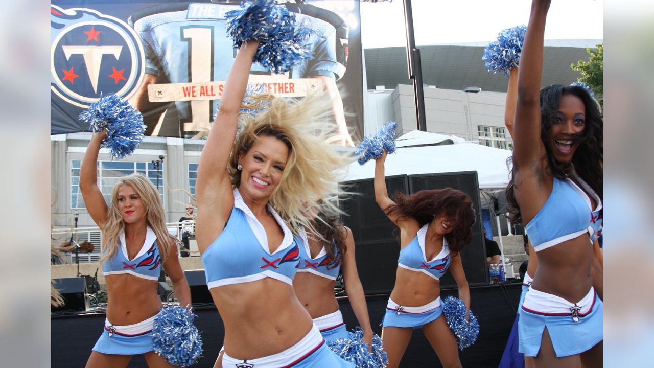 Titans Playoff Pep Rally in Nashville at 6th & Peabody