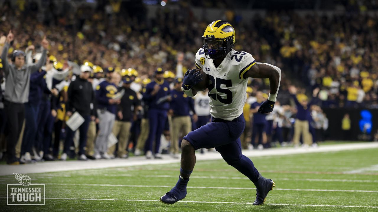 Tennessee Titans select Michigan's Hassan Haskins in NFL Draft