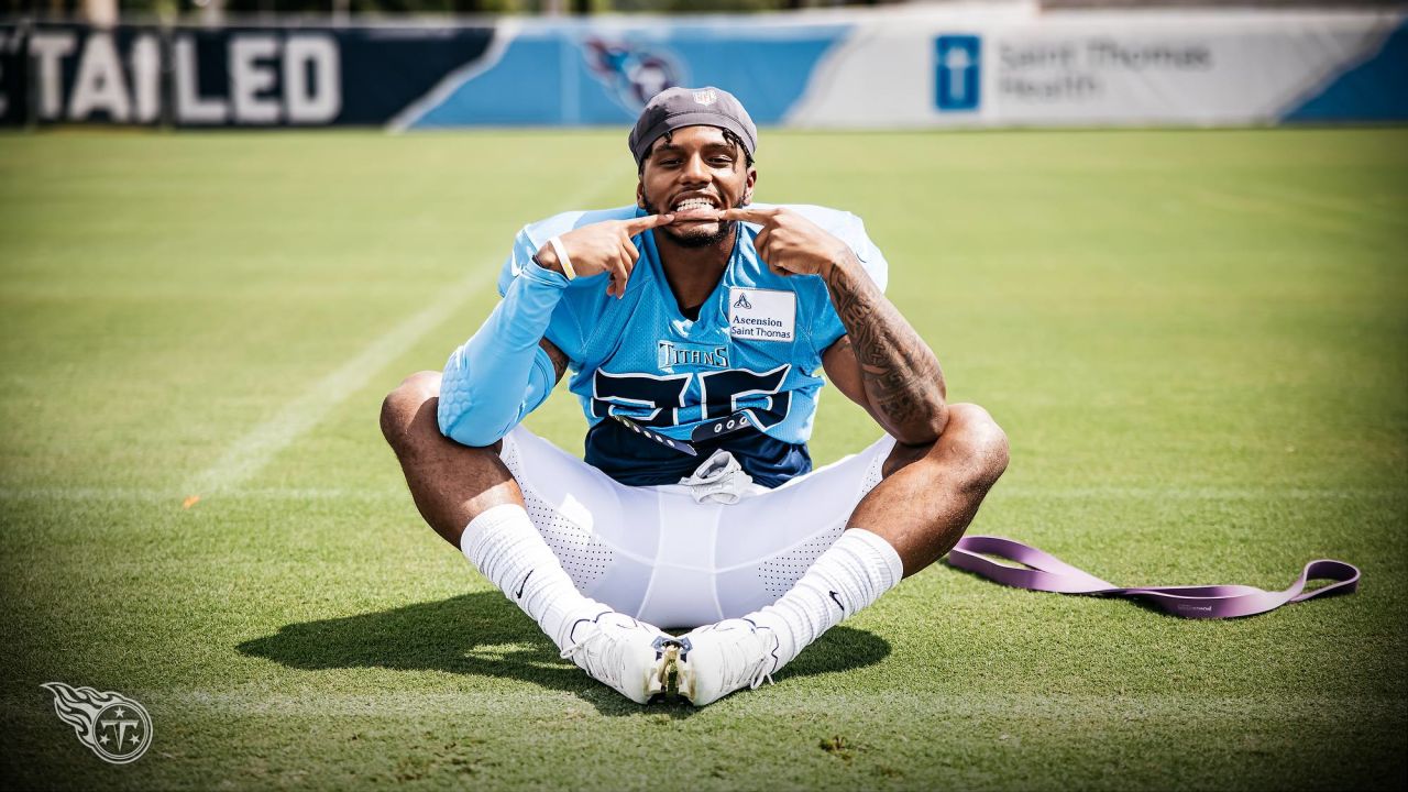 NASHVILLE, TN - SEPTEMBER 26: Tennessee Titans Cornerback Kristian Fulton ( 26) during and NFL Game between the Indianapolis Colts and Tennessee Titans  on September 26, 2021 at Nissan Stadium in Nashville, TN. (