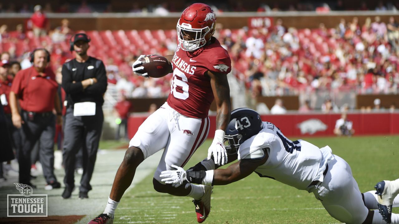 Titans Select Arkansas WR Treylon Burks in the First Round of the NFL Draft  After Trading A.J. Brown to the Eagles