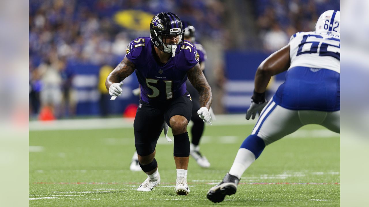 August 20, 2018: Baltimore Ravens head coach John Harbaugh during NFL  football preseason game action between the Baltimore Ravens and the  Indianapolis Colts at Lucas Oil Stadium in Indianapolis, Indiana. Baltimore  defeated