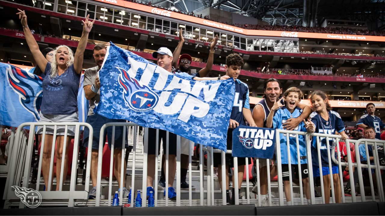 Titans Fans 'Titan Up' in Atlanta