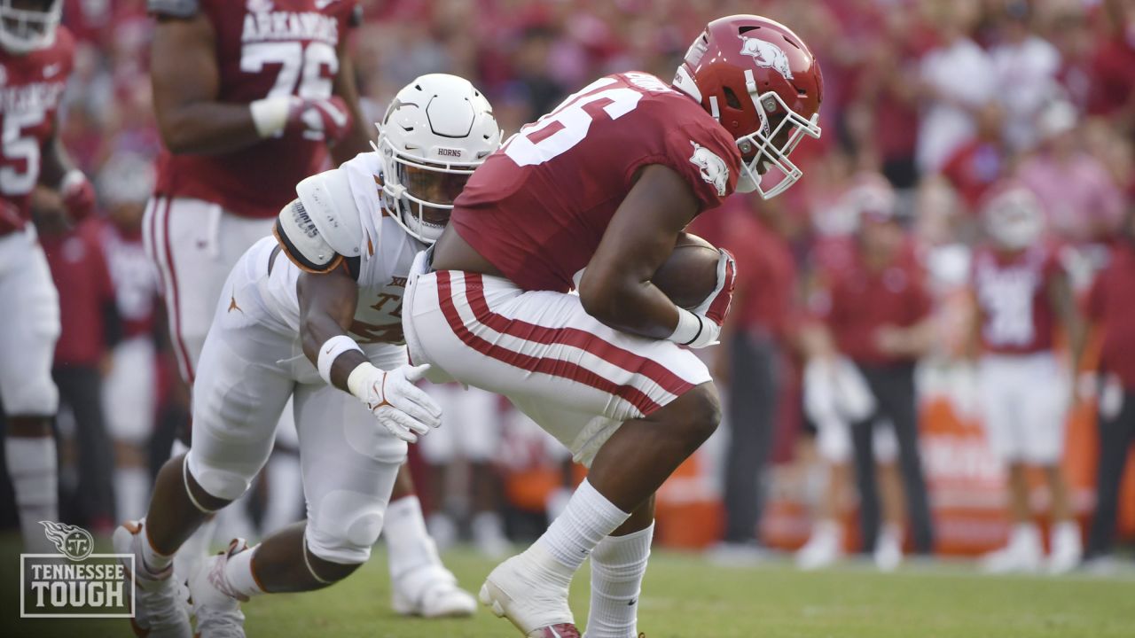 Titans Select Arkansas WR Treylon Burks in the First Round of the NFL Draft  After Trading A.J. Brown to the Eagles