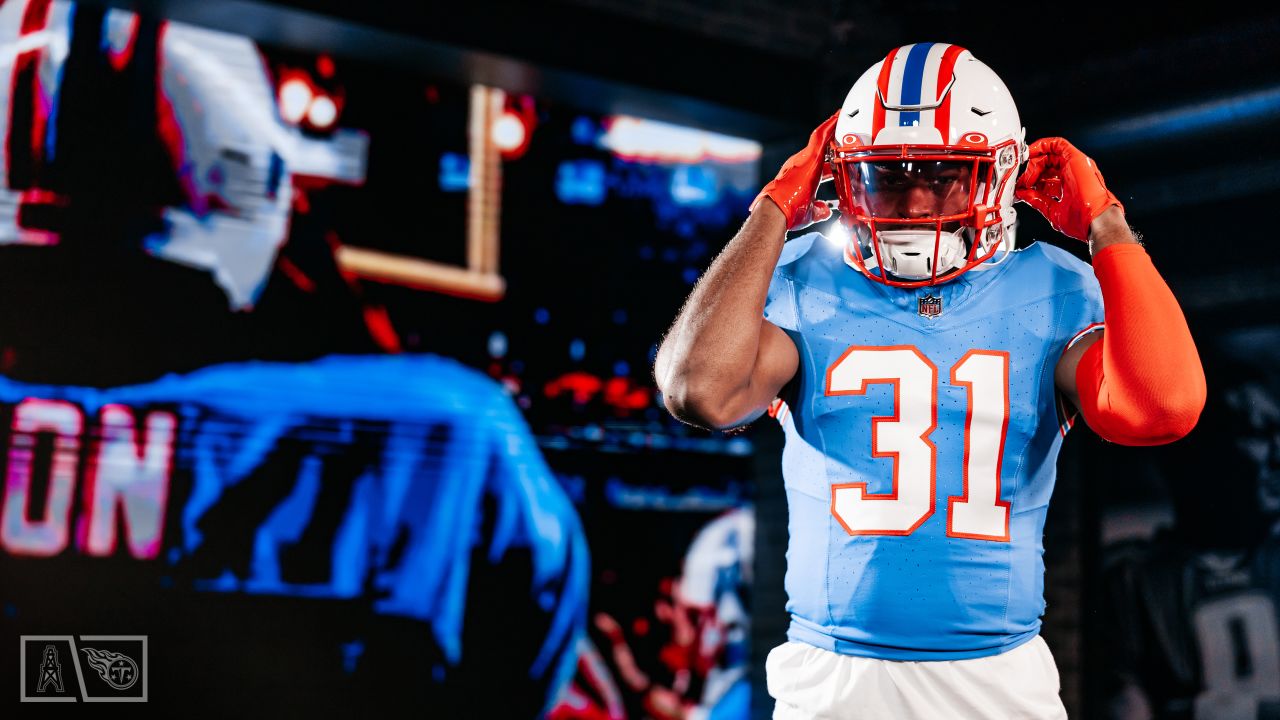 The Story Behind the Titans Unveiling Oilers Throwback Uniforms