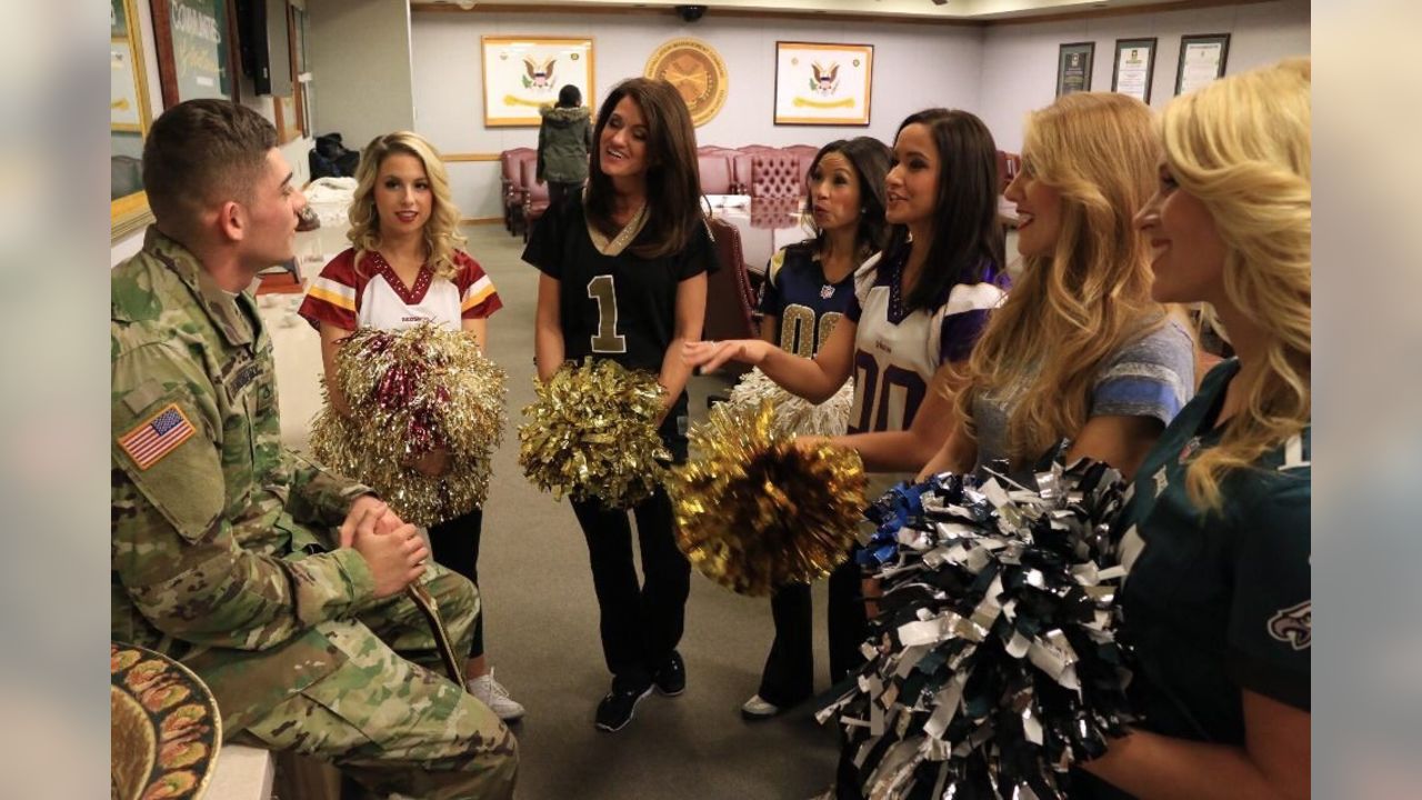 Titans Cheerleaders Extend Super Bowl Spirit Overseas