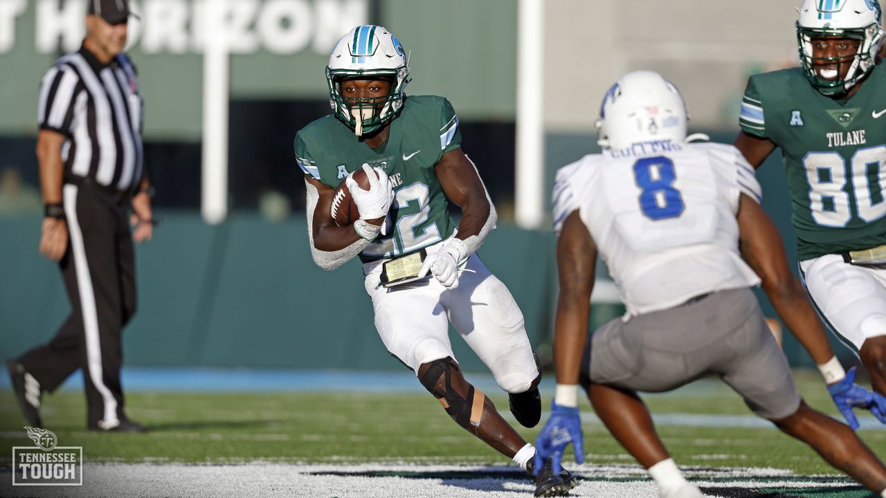 Titans Select Tulane RB Tyjae Spears in the Third Round of Friday's NFL  Draft