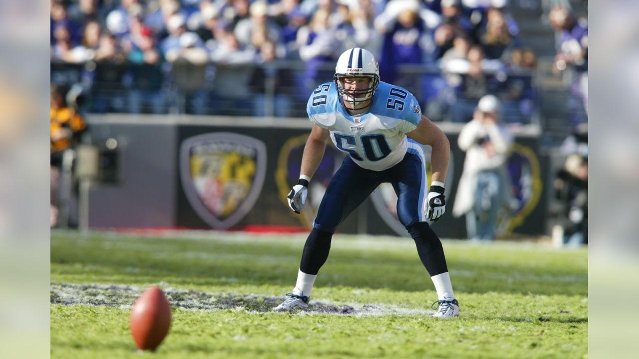 Tennessee Titans linebacker Rocky Boiman in action against the Baltimore  Ravens during an NFL football game on Sunday, Sept. 18, 2005 at The  Coliseum in Nashville, TN. Boiman finished with one tackle