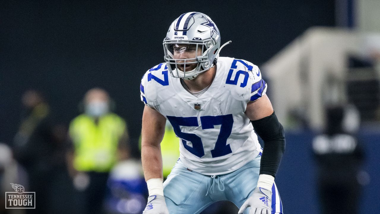 Dallas Cowboys linebacker Luke Gifford (57) in action during the