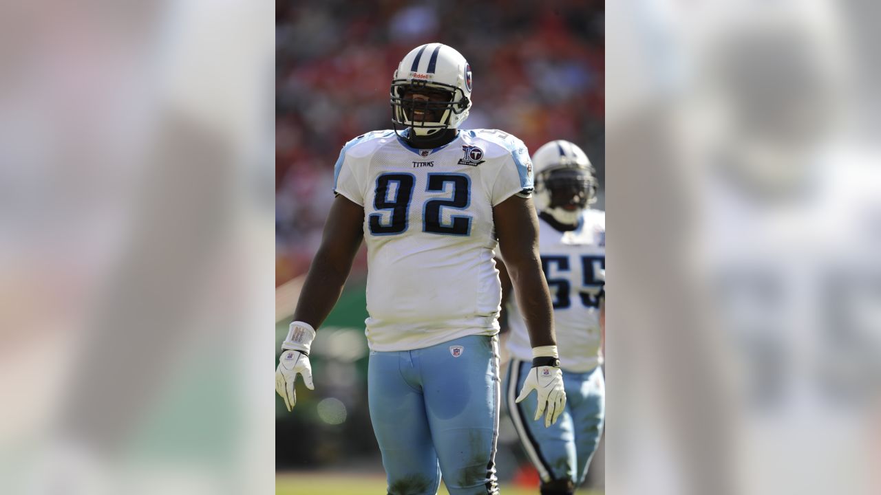 Tennessee Titans defensive tackle Albert Haynesworth during 27-24