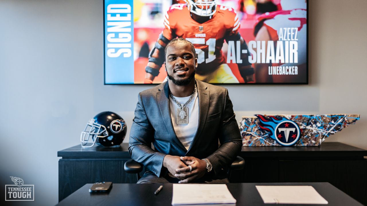 Contract details for Titans' new LB Azeez Al-Shaair