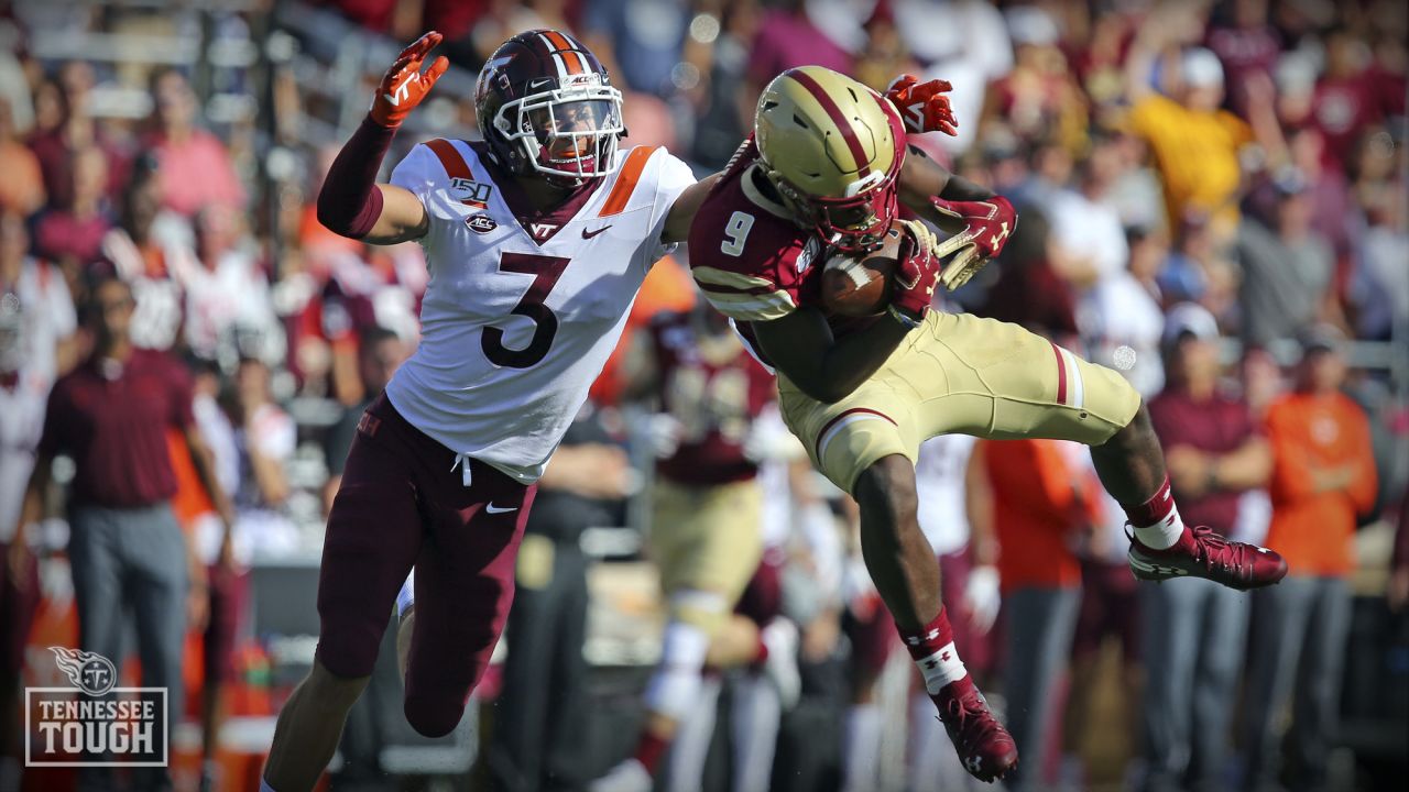 The Tennessee @titans selected Virginia Tech cornerback Caleb Farley with  the No. 22 pick in the 2021 #NFLDraft Thursday night. Taking…