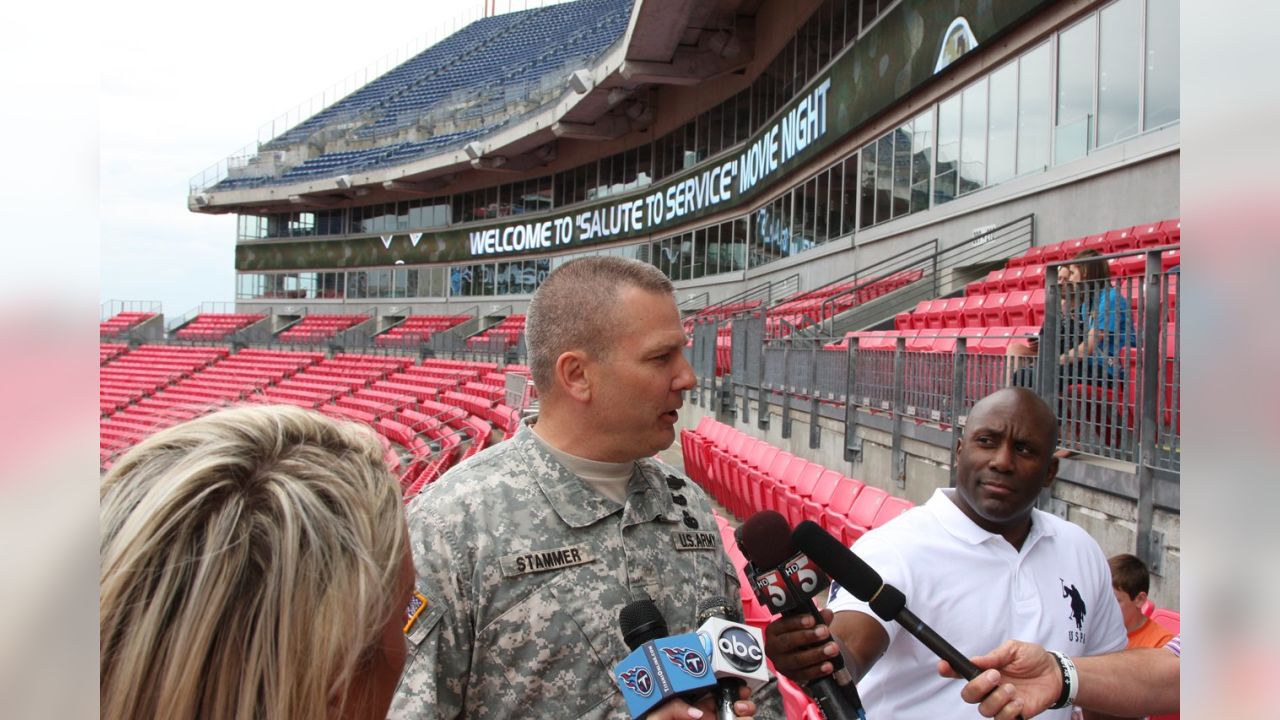 Tenn. Titans honor military members with 'Salute to Service' game