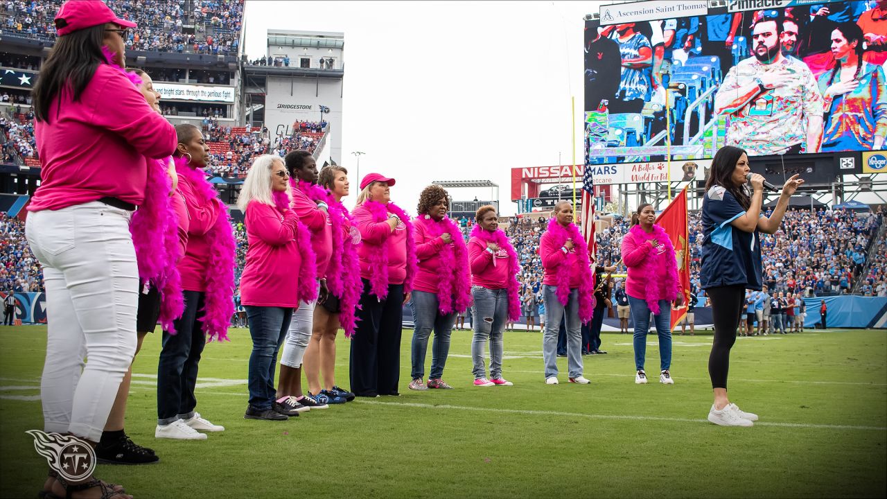 Titans Celebrate Cancer Survivors, Stress Awareness