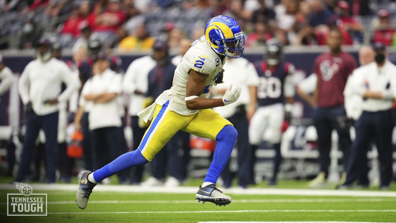 Houston Texans wide receiver Robert Woods runs a route during the